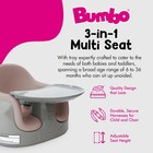 Bumbo Toddler 3-in-1 Booster High Chair And Tray  Breige sonoran Rose  2 Pack