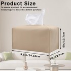 1pc Extra Large Rectangle Tissue Box Cover  Pu Leather Rectangular Tissue Box Ho