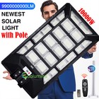 10000w Solar Street Light Super Bright  large Dusk To Dawn Outdoor Security Lamp