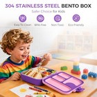 Stainless Steel Bento Lunch Box  4 Compartments