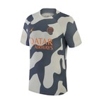 Nwt Paris Saint-germain Jordan Brand Pro Pre-match Top - Gray - Free Ship