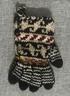 Beautiful Vintage Handmade Crochet Multicolor Gloves