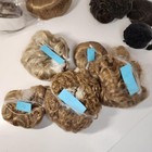 10 Doll Wigs Vintage Doll Making Supply Replacement Hair Blond Black Brown 1980s