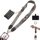 Clip And Go Phone Strap With Wallet Pouch Adjustable Phone Lanyard Crossbody