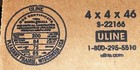 4  X 4  X 46  Cardboard Box - 200 Lb - Single Box - Tall