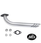 Jmch Exhaust Header Pipe Kit For Predator 79cc 3hp 154f Engine Mini Bike Sliver