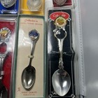 Lot Of 14 Vintage Silver Plated Collectible Souvenir Spoons New
