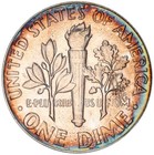 1953 Toned Roosevelt Dime Proof Pcgs Pr 64 Pf See Video Toning Silver Coin 10c