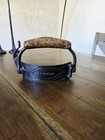 Antique 1899   majestic  Revolving Sad Iron And Fluter Rare 2 In 1 Laundry Tool