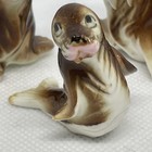 Vintage Bone China Miniature Walrus Family Set Of 3 Japan Kelvin   s Gift