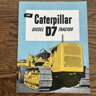 Vtg Caterpillar D7 Diesel Tractor 1950s Sales Brochure Machinery Advertising