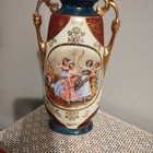 Royal Vienna Porcelain  Portrait Ladies Dancing Vase Beehive  Mark And Signed