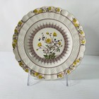 Vtg Spode Buttercup 7-5 8  Salad Plate Mcm Blue Backstamp Brown Yellow England