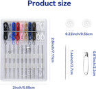 10 Boxes Quick Fix Sewing Kit Travel And Home Pre Threaded Needle Kit Clothing R