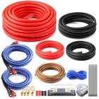 4 Gauge Dual Amp Subwoofer Wiring Kit - Power  Rca   Speaker Wire For Car Audio