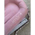 Dock A Tot Deluxe Plus Dock   Cover Baby Lounger  Ginger Chambray