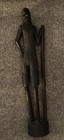 Vintage Hand Carved Wooden African Tribal Man Statue Figure Art 14 25 