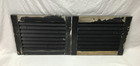 Vtg Small Pair 15x19 Antique House Window Wood Louvered Shutters Old 1272-25b
