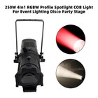 250w 4in1 Rgbw Profile Spotlight Cob Light Fit Event Lighting Disco Party Stage