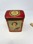 England Coronation Of Queen Elizabeth   Duke Of Edinburgh Tin Tea Can Box 1953