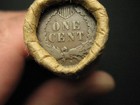 Estate Coin Roll 50 Lincoln Wheat Cent Pennies  S-mint Indian Head End Lot 160ss