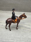 Vintage Britains Lead Brown Horse Woman Side Saddle Fox Hunt Hunting