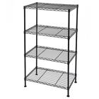 4-tier Wire Storage Shelves Adjustable Shelving Units Steel Metal Rack Kitchen