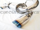 Catback Exhaust System Xpipe Twin Muffler  burnt Tips  For Acura Nsx