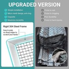 Gutter Guard 5in Wide 100ft Length Cover Mesh Leaf Debris Protection Stainless S
