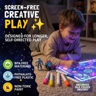 Magic Led Drawing Board  10 Light Up Modes  Xl 16  Dry Erase Glow Note Doodle   