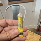 Polished Yellow Banded Bumble Bee Jasper  Crystal Healing Point Tower