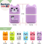 Tamaki 6 Pack Erasers For Kids  Cute Erasers With Cover And Roller  Pencil Rubbe