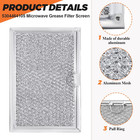 Microwave Grease Filter Screen Replacement For Frigidaire - 2 Pack