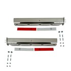 2pcs 2-1 2  Bolt Straight Spring Loaded Mud Flap Hanger For Semi Truck Stainless