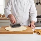 Sharp Multi-blade Pastry Lattice Roller Cutter For Creating Even Pie Tops