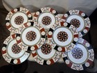 Mikasa Shogun A6851 Bone China Japan 34pc Dinner Set Gold Trim