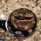 Vintage Table Lighter W  Penguin Insert  Black Millefiori