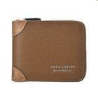 Men s Wallet Made Of Pu Wax Oil Skin Purse For Men Coin Purse Short Male Card Ho