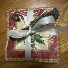 Xmas Botanical Caspari 20  Triple-ply Paper Cocktail Or Dessert Napkins New