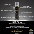 Impressionz Glideclean Alcohol-free Makeup Brush Cleaner Cleanser Spray 150ml