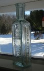 Antique A d  Elmers Painkilling Balm - It Cures Like A Charm Medicine Bottle