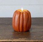 6 5  Orange 3d Flame Pumpkin Candle Ragon House Fall Autumn  Spring Farms