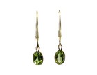 19thc Antique 1ct  Burma Peridot 14ktgf Earrings  Ancient Egypt Red Sea Isle Gem