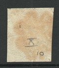 Gb Qv Sg2 1d Penny Black Plate 10 Lettered C D  Scarce Red Mx Fine Used Cv   1500