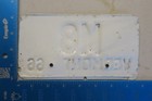  cut Down  Vermont License Plate 1966 66 Motorcycle Mc Tag Vt M8 Single Digit  8
