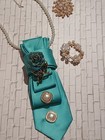 Women   s Fashion Jewelry Mixed Lot Necklace Brooch Bracelet Earrings Turquoise
