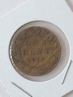 1910 Canadian Large One Cent Coin Canada Circulated King Edward 1921
