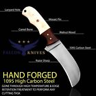 Handmade Lineman s Hawkbill Knife With Sheath  Fixed Blade Electrician Knife