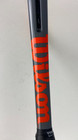 Wilson Burn Team 100 Lite Tennis Racket Grip Size 3 3 8 Gray   Orange