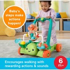 Fisher-price Moves With You Turtle Walker Baby   Toddler Activity Push Toy